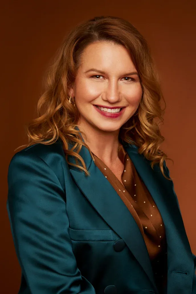 Studio portrait of Kara A. Nyquist
