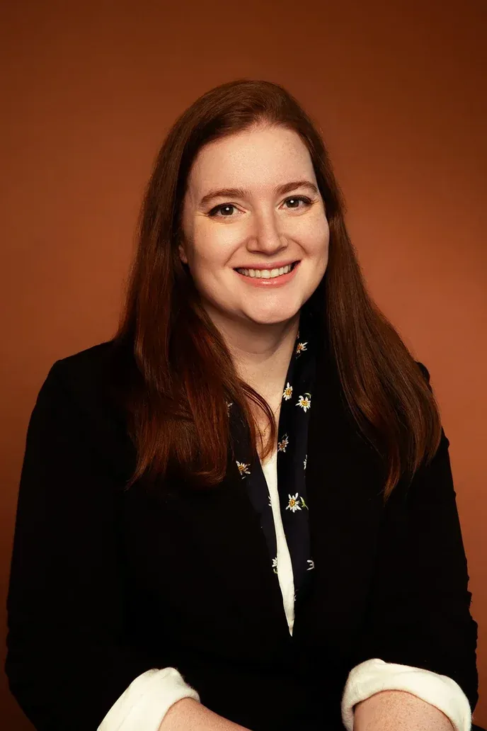Studio portrait of Katherine Pace